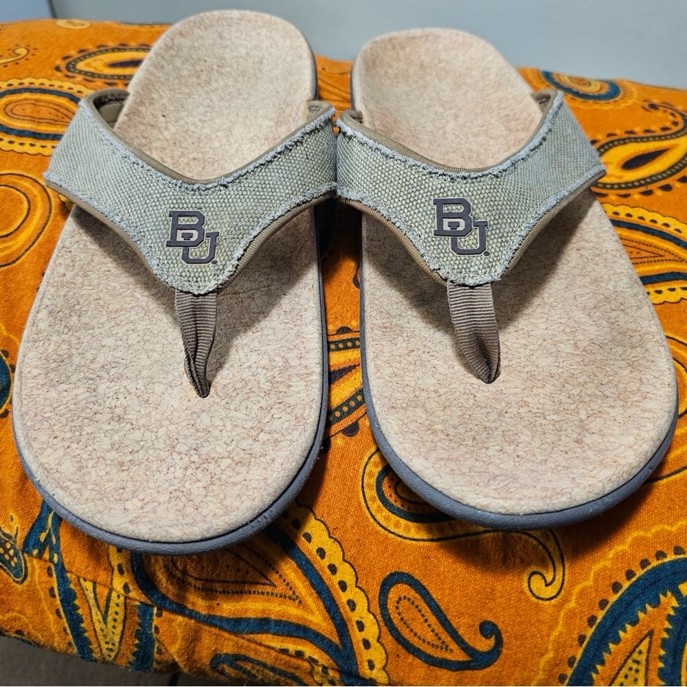 Spenco Yumi Arch Support Sandals Flip-Flops Mens Size 14, EUC